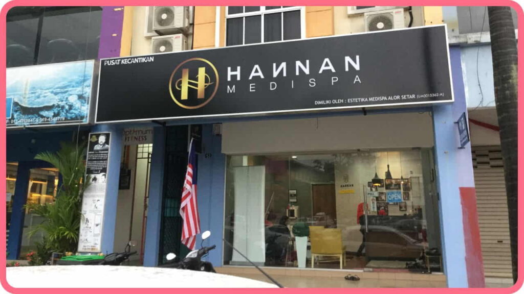 tempat spa kedah hannan medispa alor setar