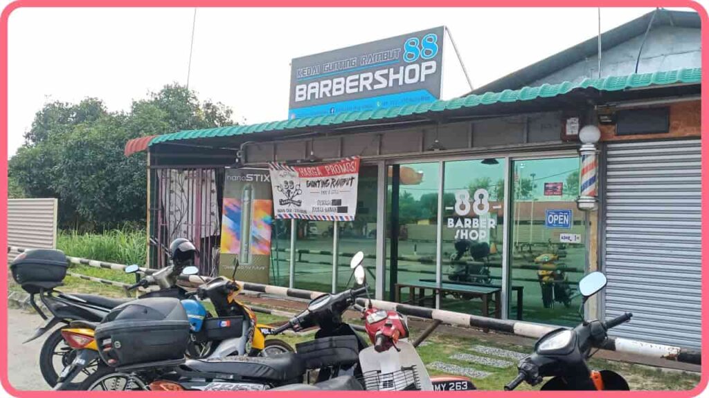 88 barbershop melaka