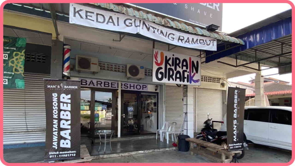 barber shop batu pahat, man’s barber