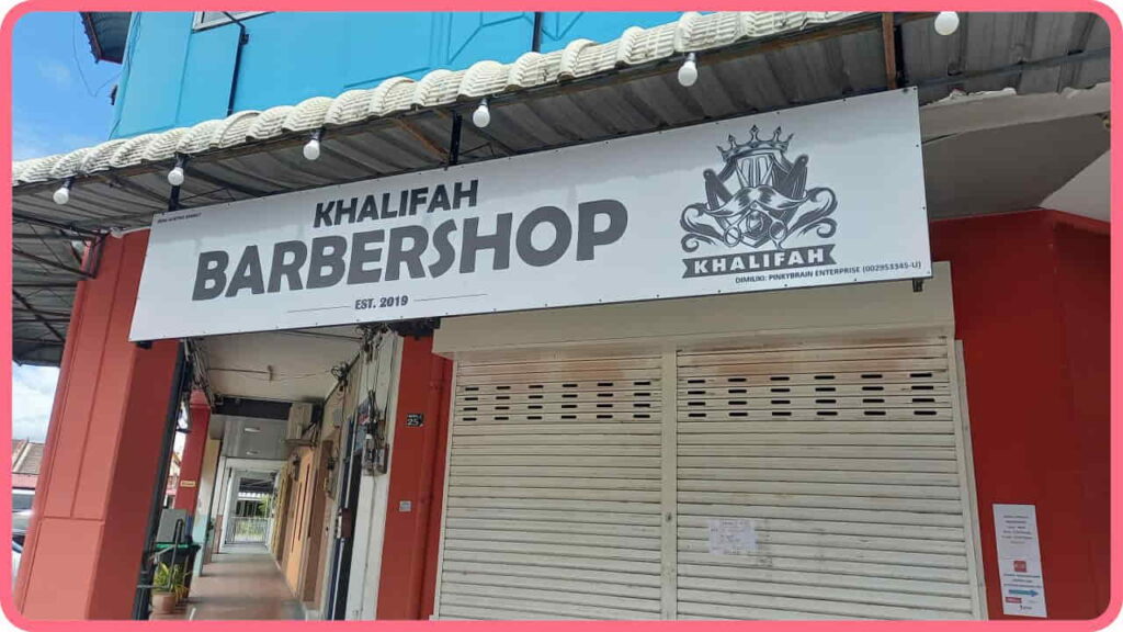 barber shop perlis, khalifah barbershop