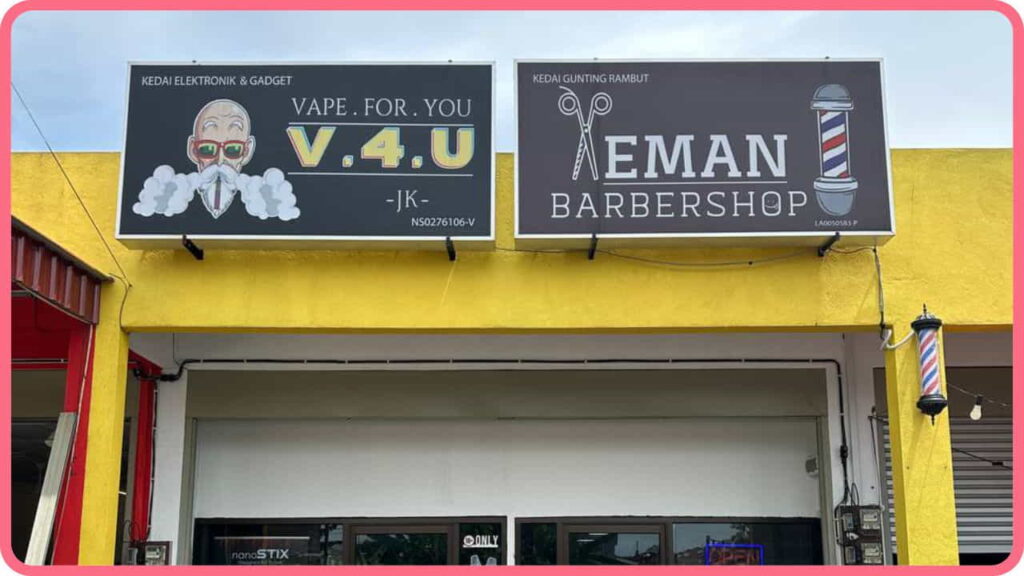 barber shop shah alam, aeman barbershop