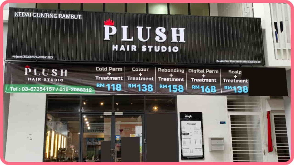 beauty hair salon kepong, plush hair studio