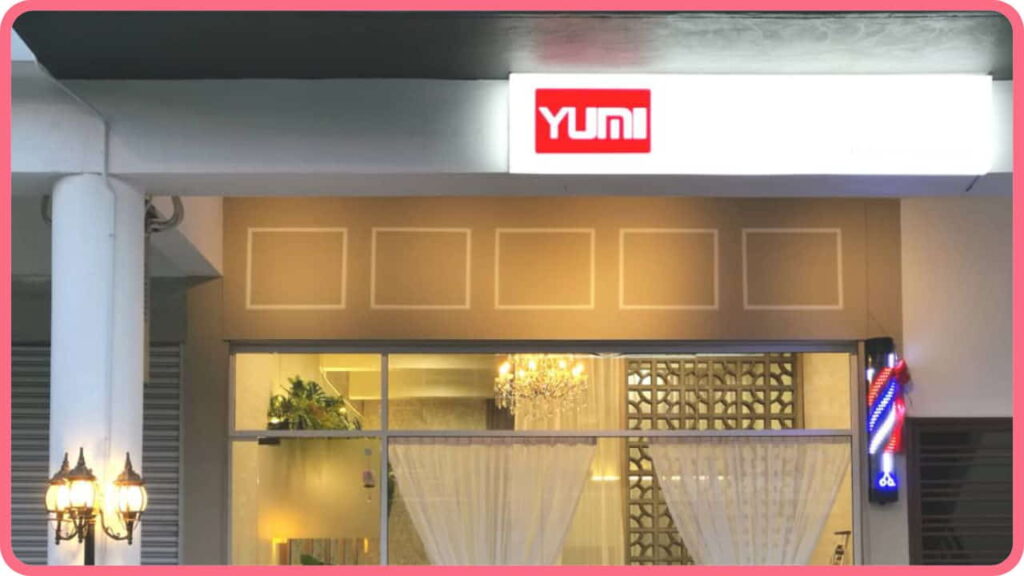 beauty hair salon kuching, yumi hair salon