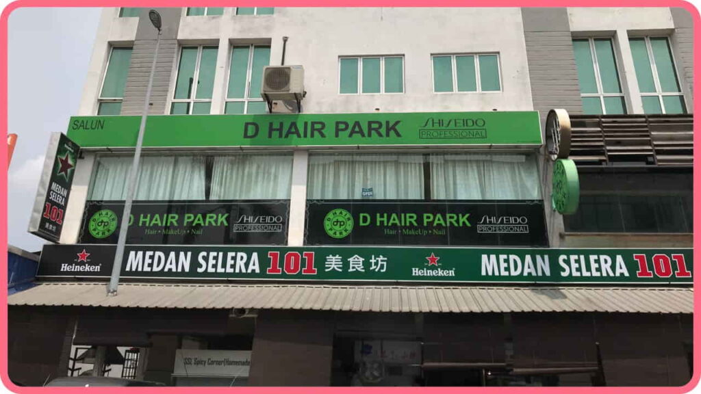 beauty hair salon puchong, d hair park