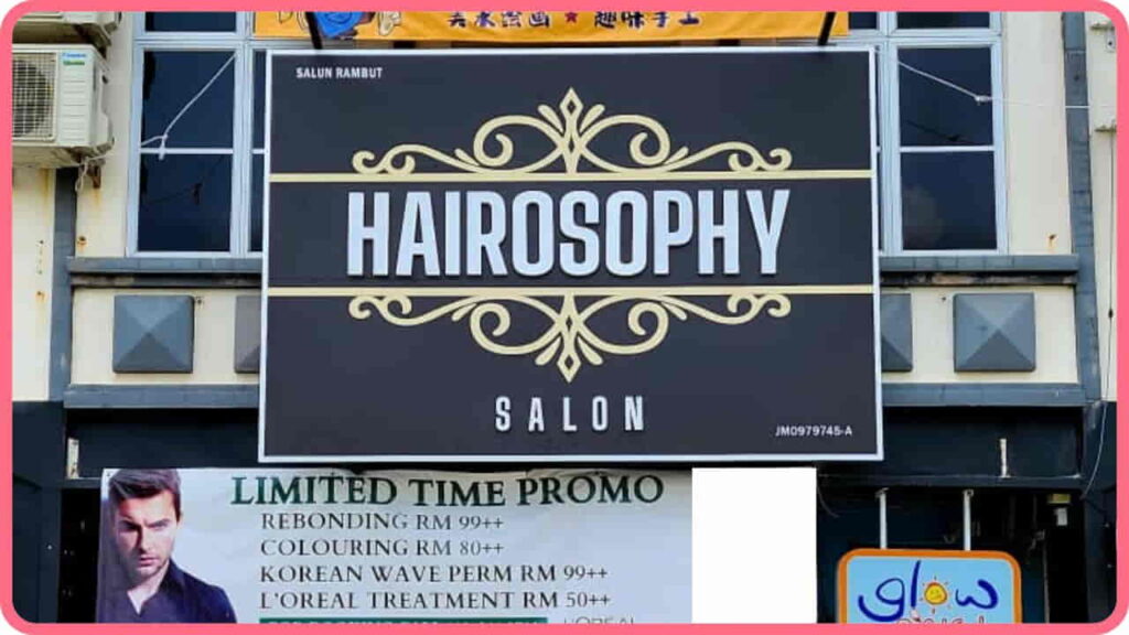 beauty hair salon sungai petani, hairosophy salon