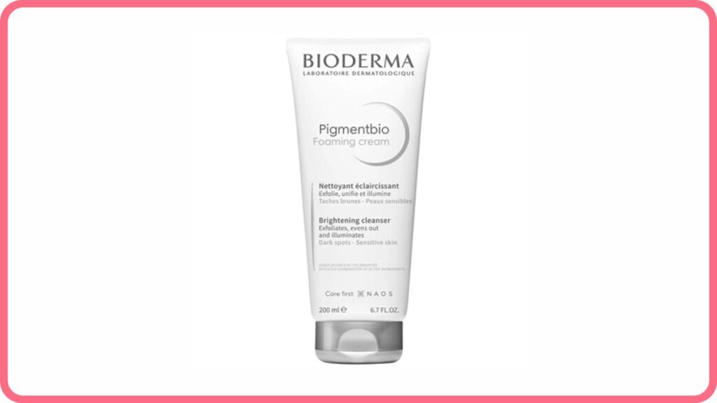 bioderma pigmento brightening and exfoliating cleanser anti-dark spot