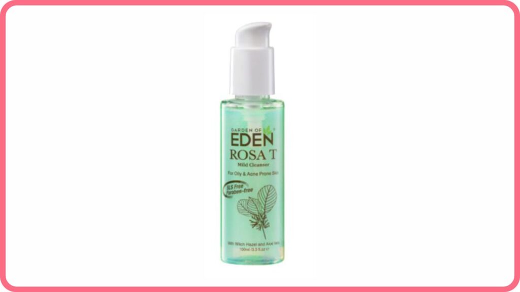 garden of eden rosa t mild gel cleanser