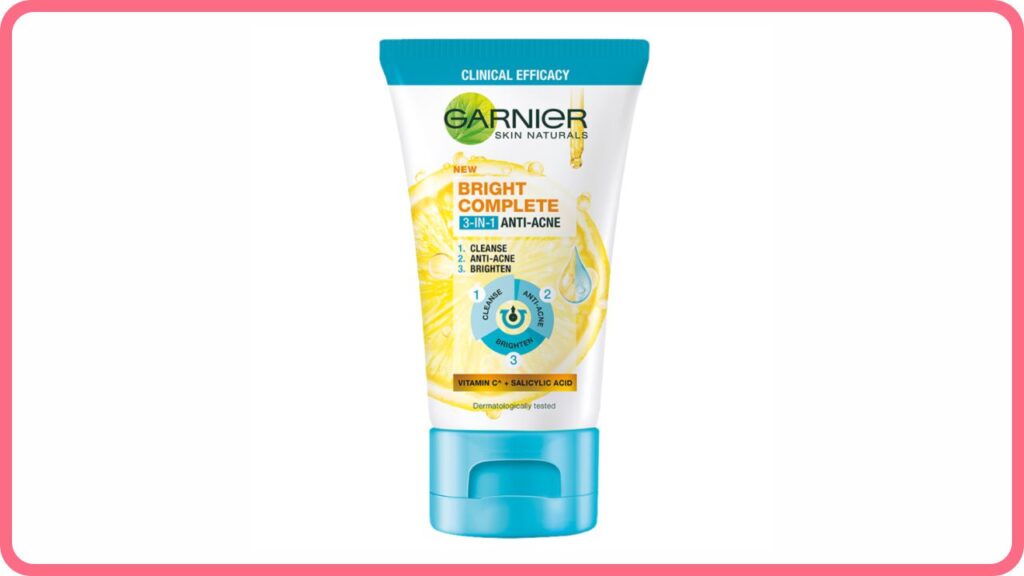 garnier bright complete anti-acne 3 in 1