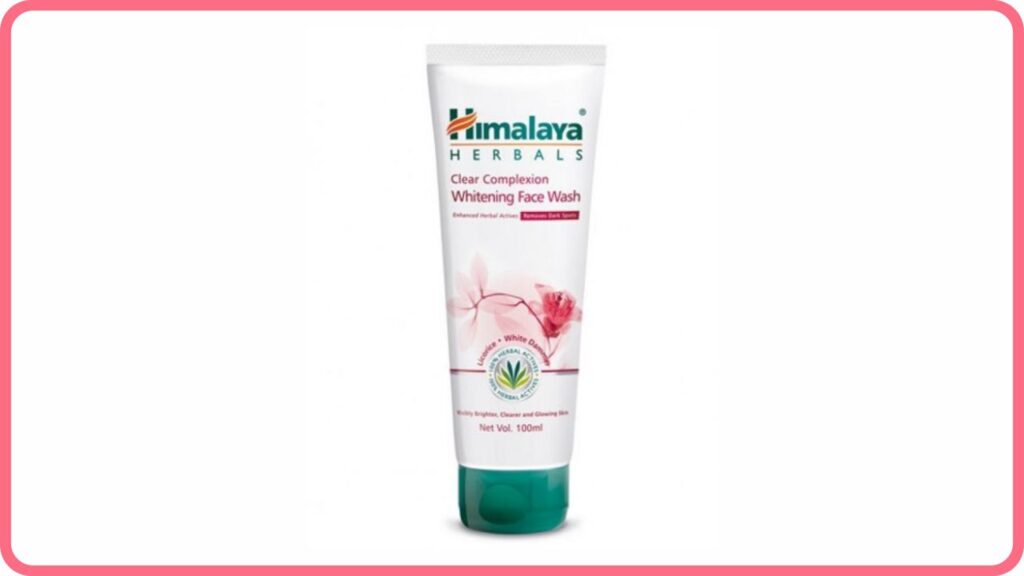 himalaya clear complexion whitening face wash