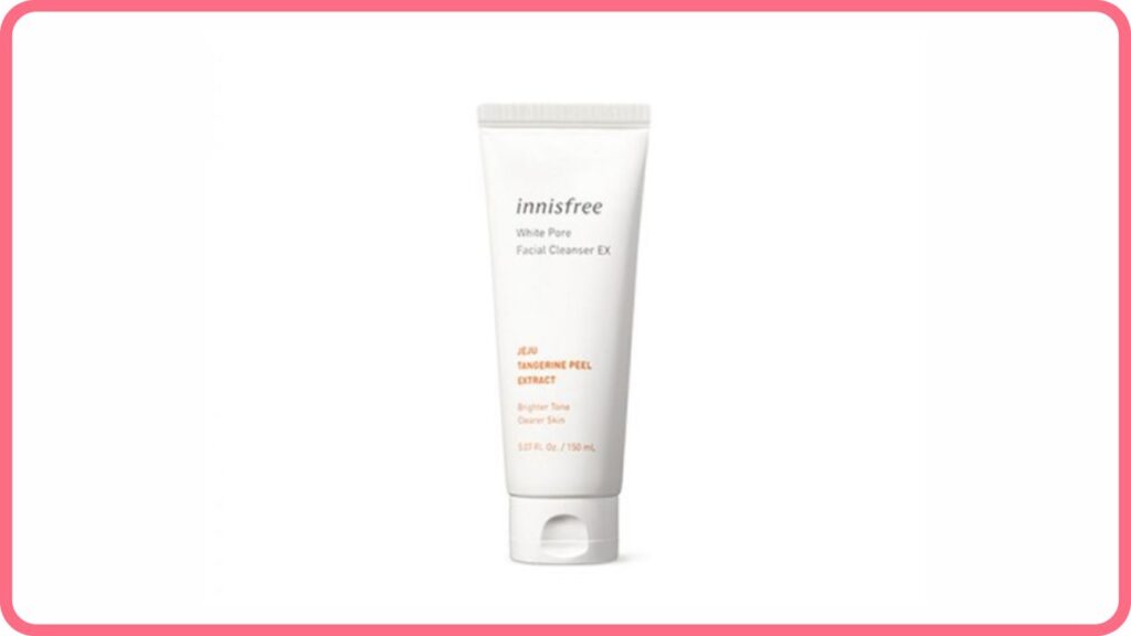 innisfree white pore facial cleanser ex