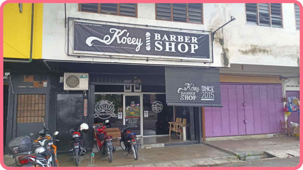 ko'eey barber shop taiping