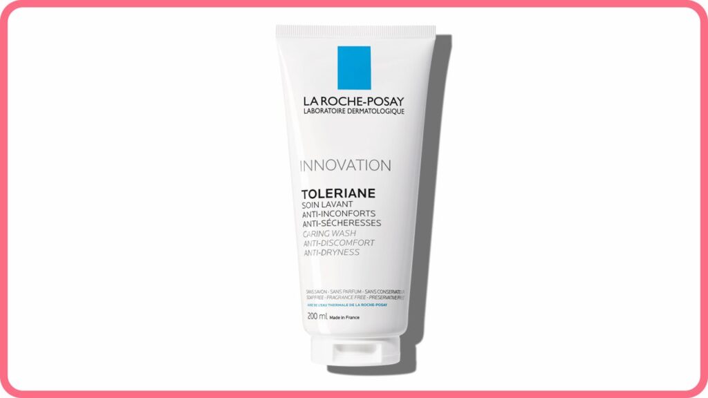 la roche posay toleriane caring wash anti discomfort facial cleanser