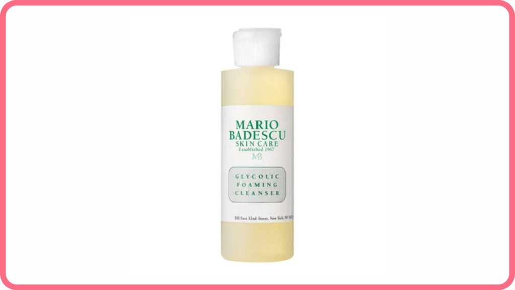 mario badescu glycolic foaming cleanser