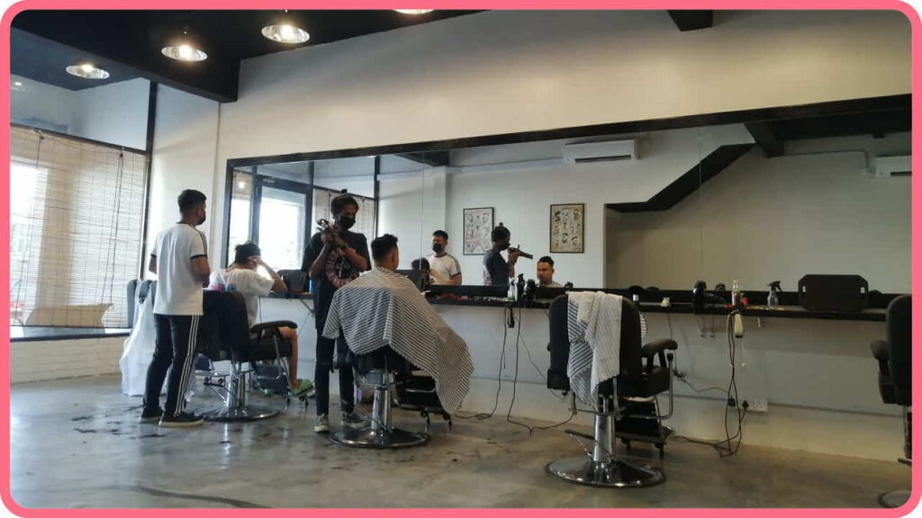 mate barbershop salon manjung