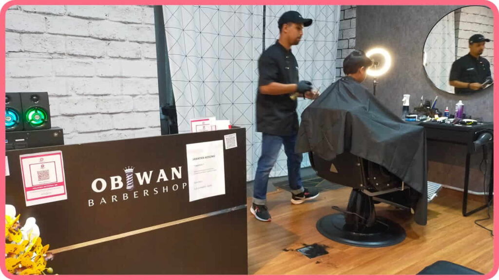 obiwan barbershop taiping mall