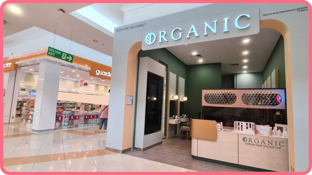 organic hair express color lab aeon bukitindah