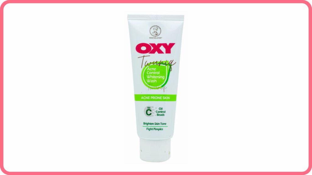 pencuci muka untuk jeragat oxy acne control whitening wash