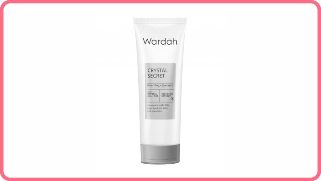 pencuci muka untuk jeragat wardah crystal secret facial wash