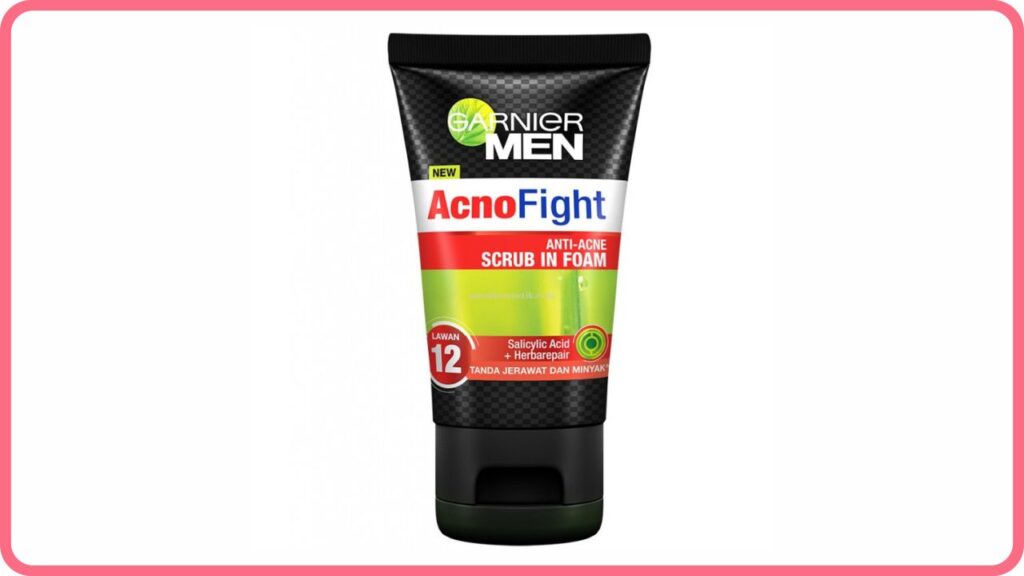 pencuci muka untuk jerawat garnier men acno fight acne foam