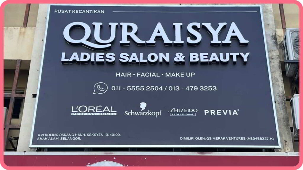 quraisya ladies salon shah alam