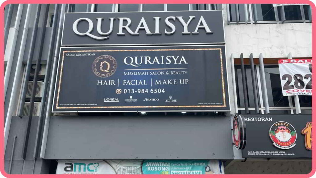 quraisya muslimah hair salon setia alam & beauty