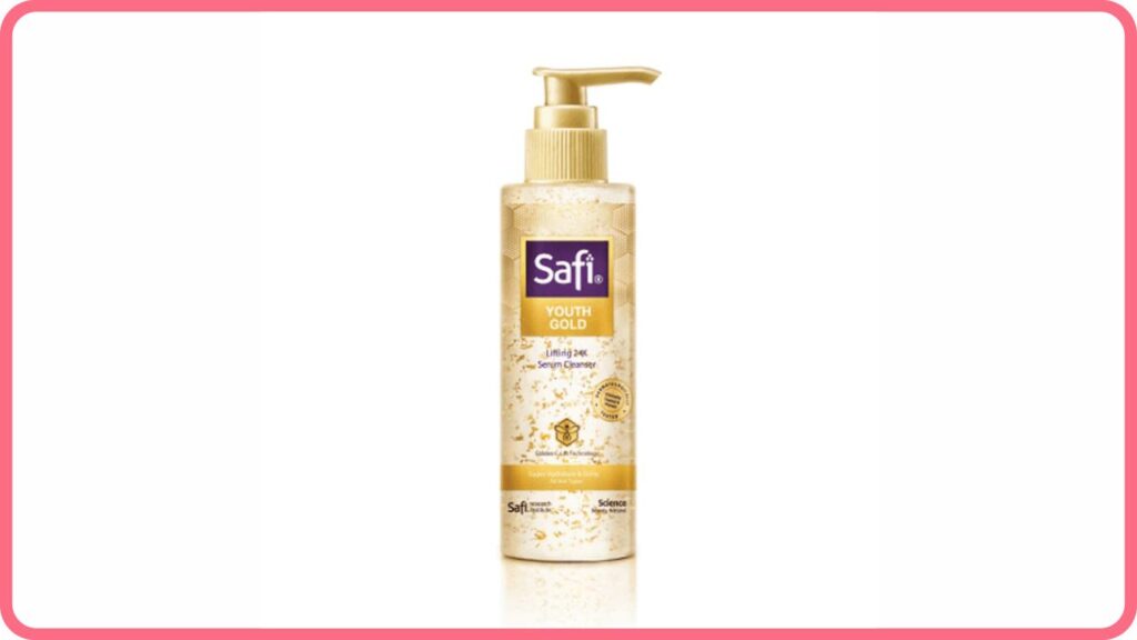 safi youth gold lifting 24k serum cleanser