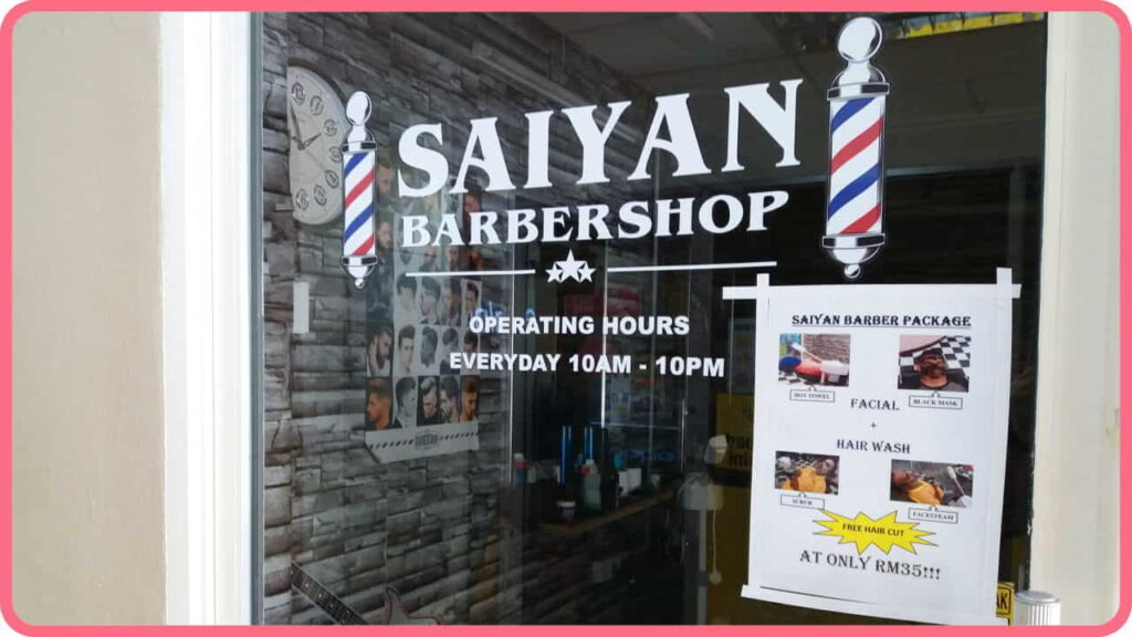 saiyan barbershop penang