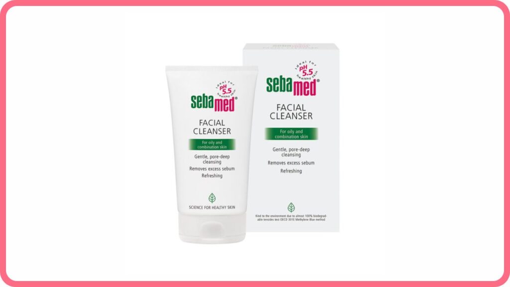 sebamed facial cleanser for oily and combination skin