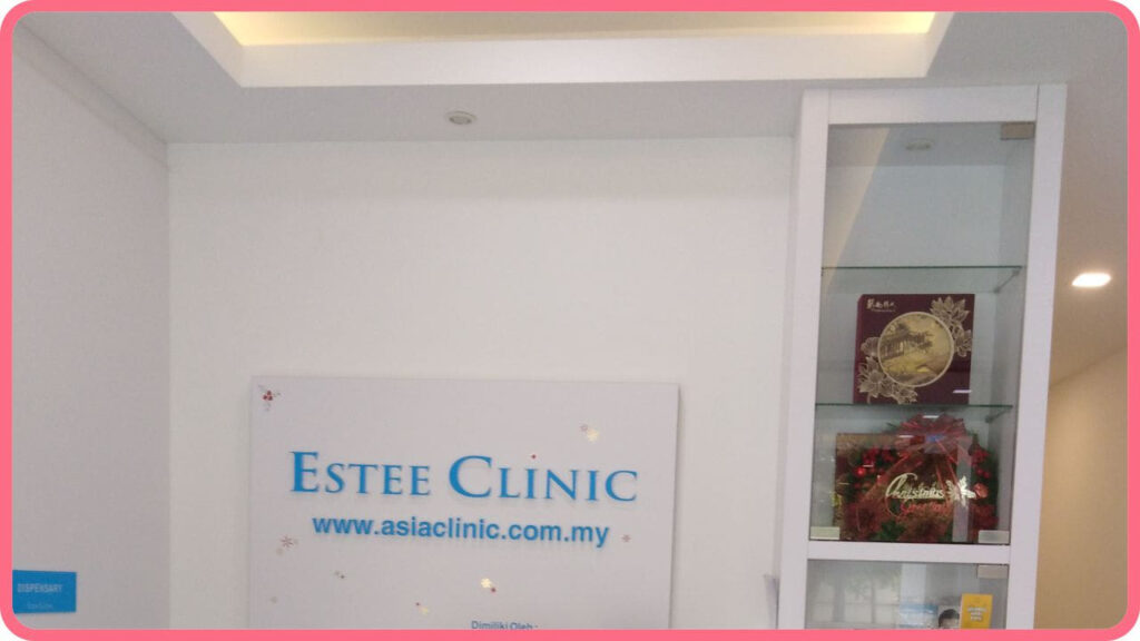 tempat facial treatment penang, estee clinic