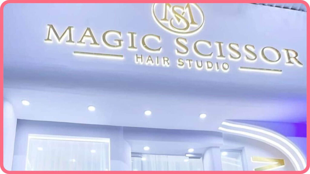 the magic scissor hair salon