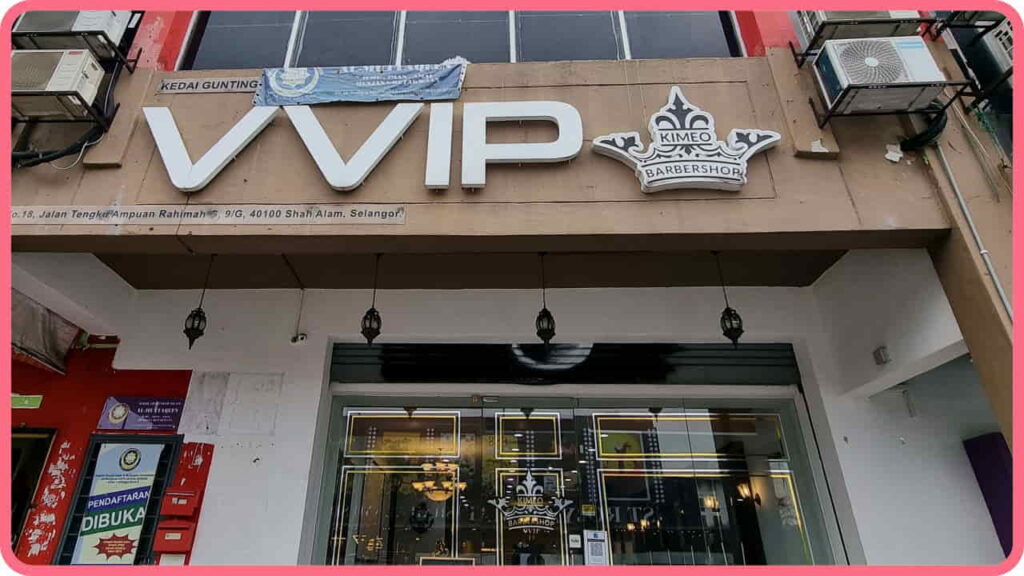 vvip barbershop shah alam