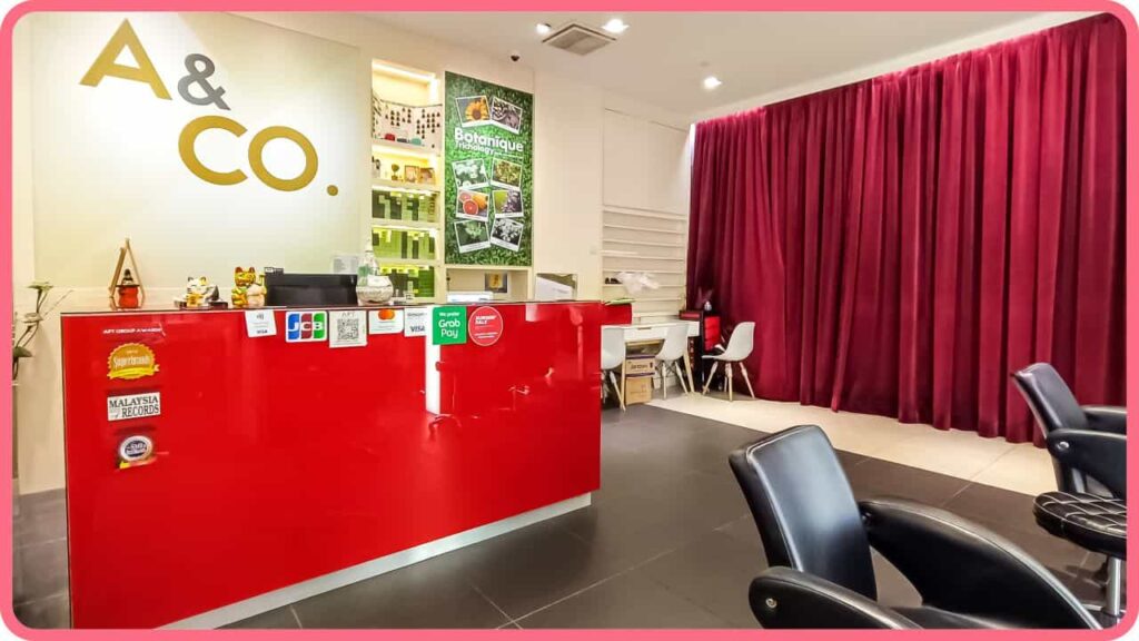 a&co hair & nail salon @ sunway pyramid