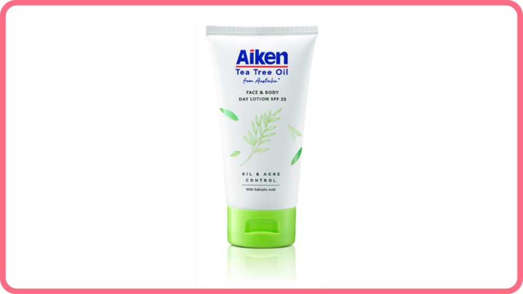 aiken tea tree oil face & body day lotion