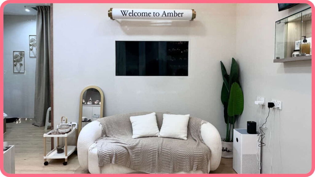 amber by margaret nail, nail salon kuching