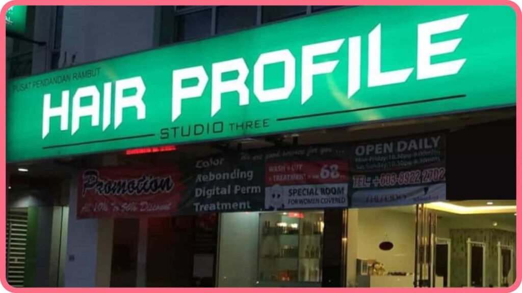 beauty hair salon bangi, hair profile salon