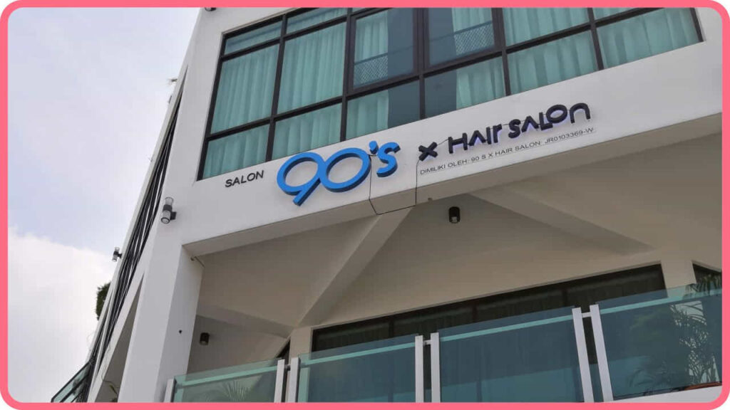 beauty hair salon batu pahat 90's x hair salon