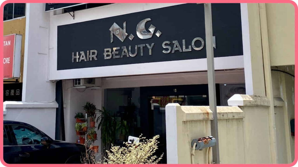 beauty hair salon ipoh, n.g. hair beauty salon