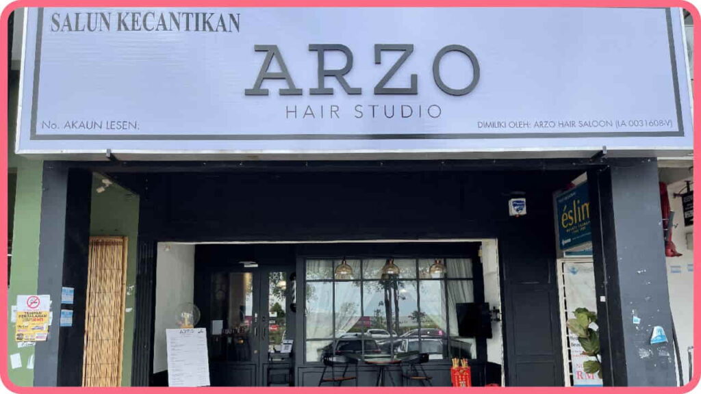 beauty hair salon setia alam, arzo hair studio