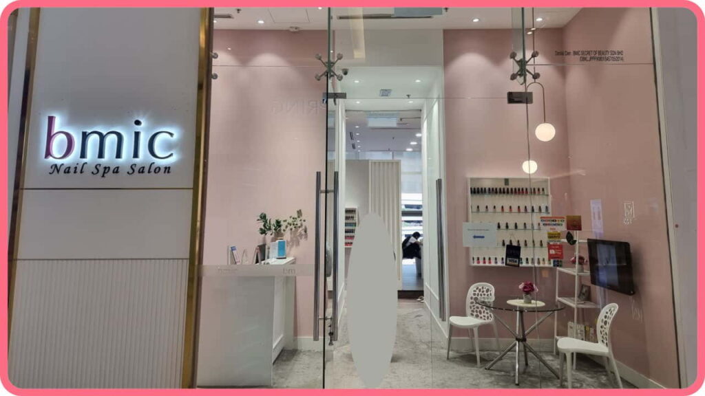 bmic nail spa salon @ pavilion kl shopping mall