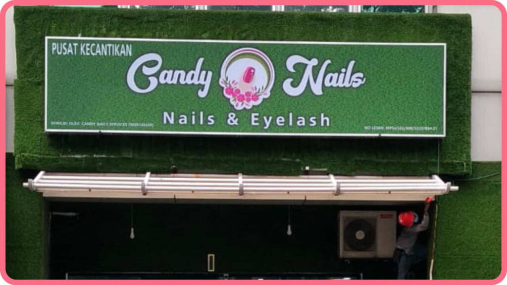 candy nails, nail salon puchong