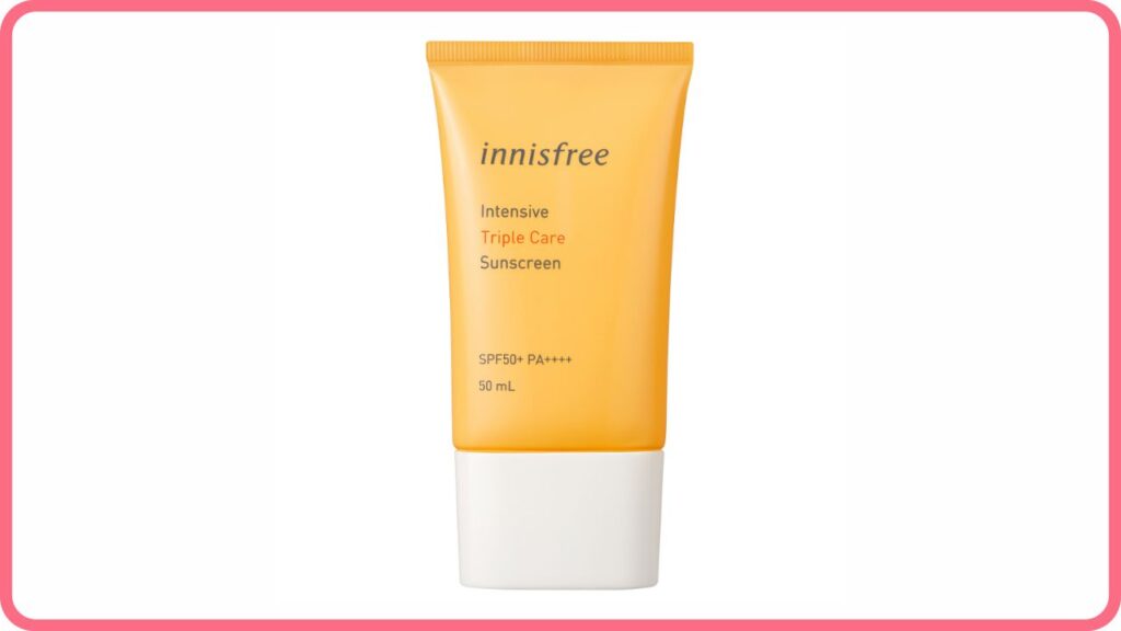 innisfree intensive triple shield sunscreen