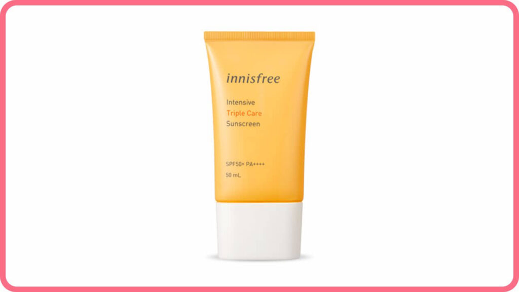 innisfree intensive triple-shield sunscreen spf50+ pa++++