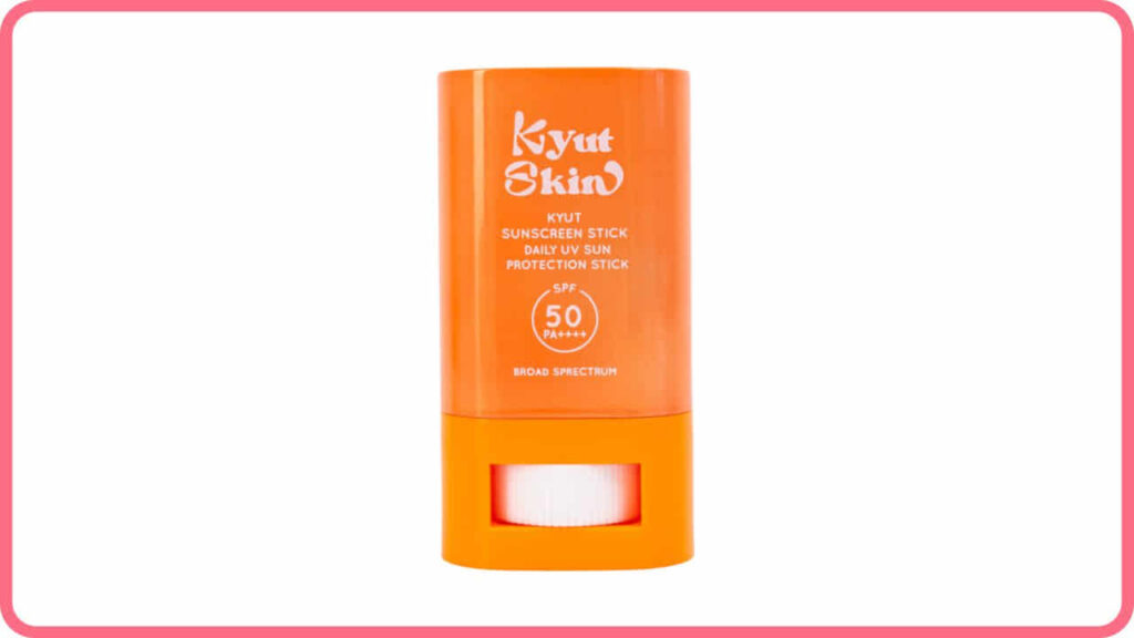 kyut sunscreen stick with spf 50 pa++++