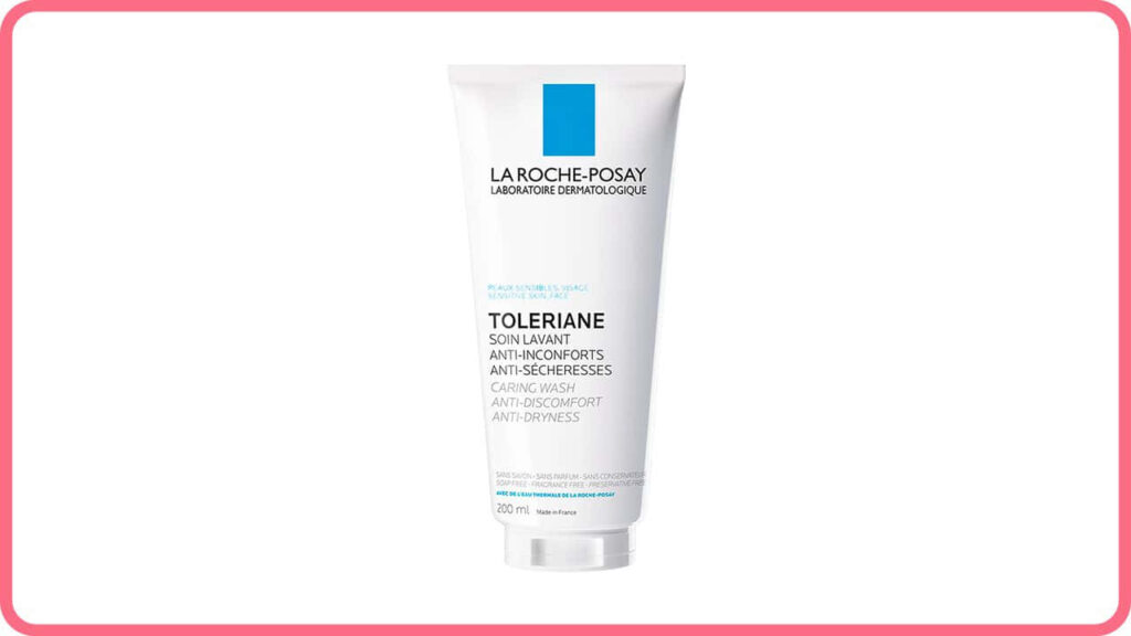 la roche posay toleriane caring wash anti discomfort facial cleanser