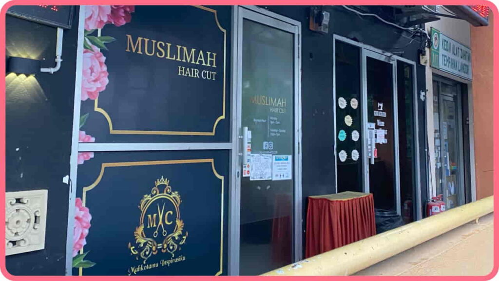 muslimah hair cut salon