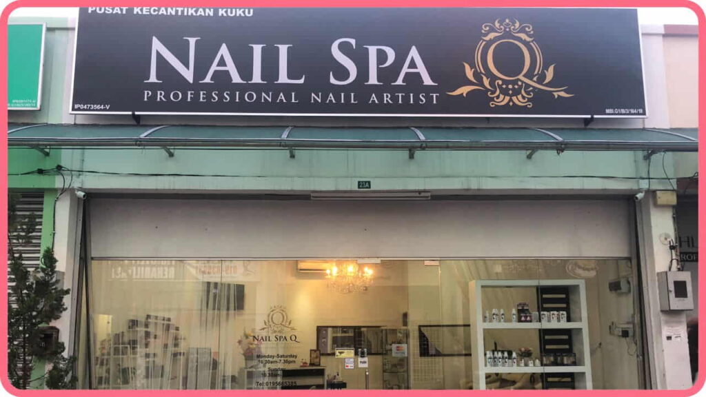 nail spa q, nail salon ipoh