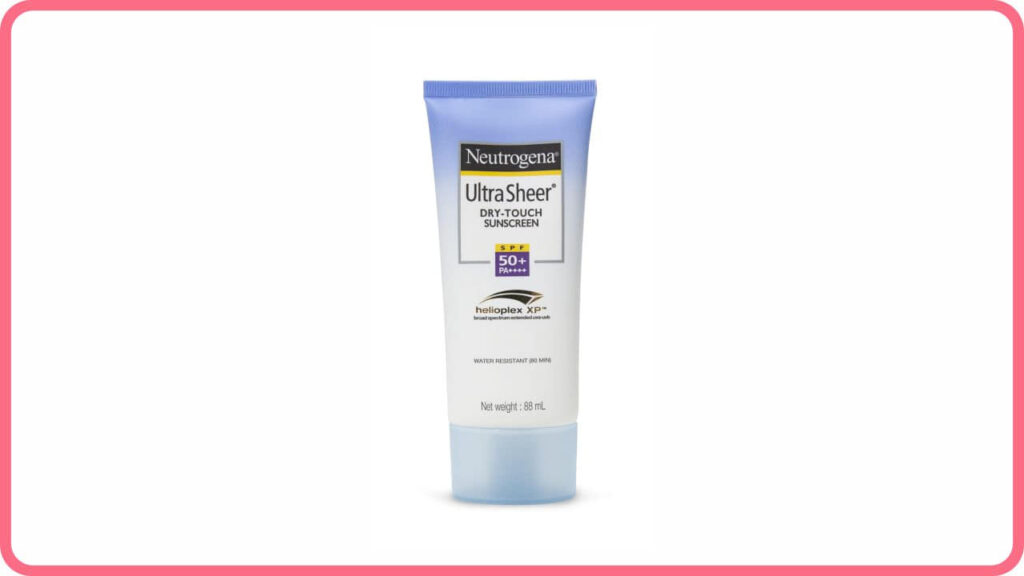neutrogena ultra sheer dry-touch sunscreen spf50 pa+++