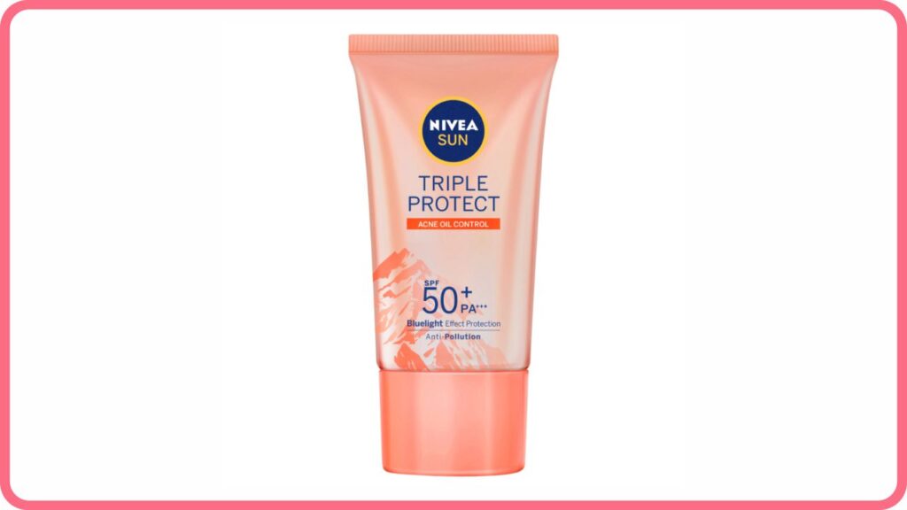 nivea sun triple protect acne oil control spf50+ pa+++