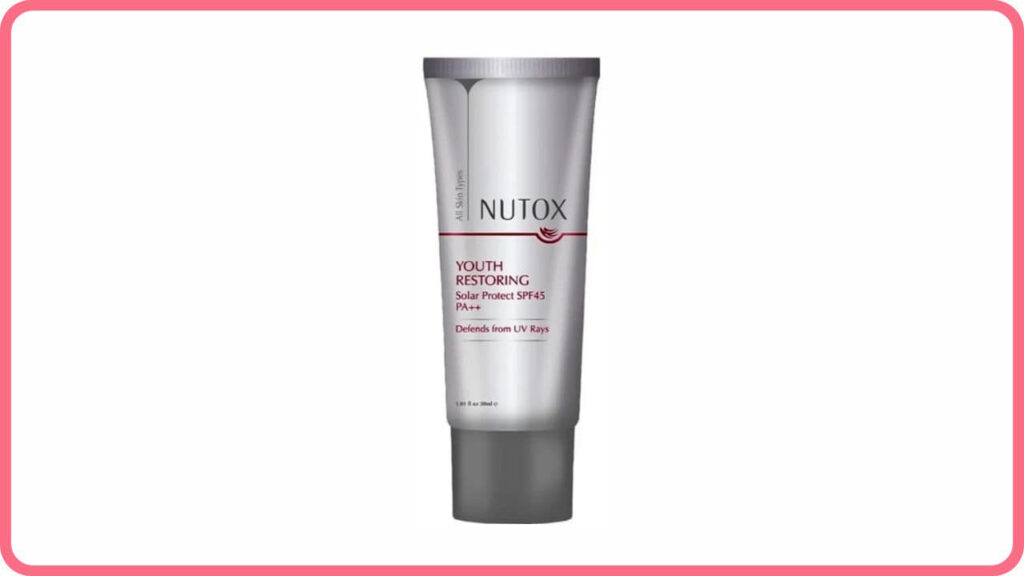 nutox youth restoring solar protect spf45