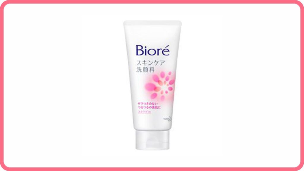 pencuci muka untuk kulit berminyak dan berjerawat biore skin caring facial foam scrub